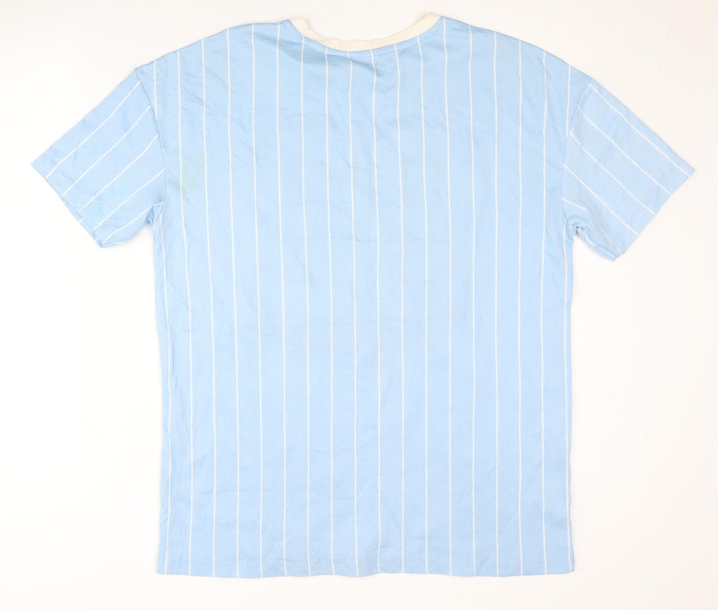 FB Sister Blue Unisex Striped Jersey T-Shirt, S