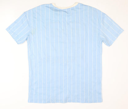 FB Sister Blue Unisex Striped Jersey T-Shirt, S