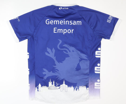 Artiva Unisex Adults Blue XL Jersey T-Shirt