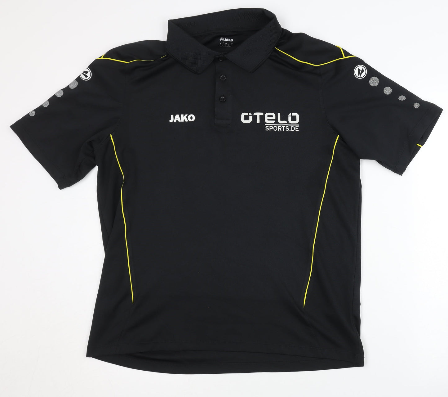 Jako Men's Black Polo Shirt M