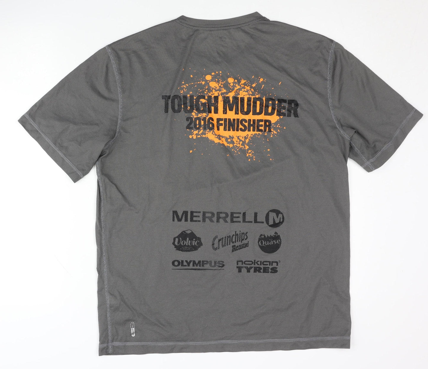 Merrell Men's Grey L T-Shirt, Graphic Print, Sportswear