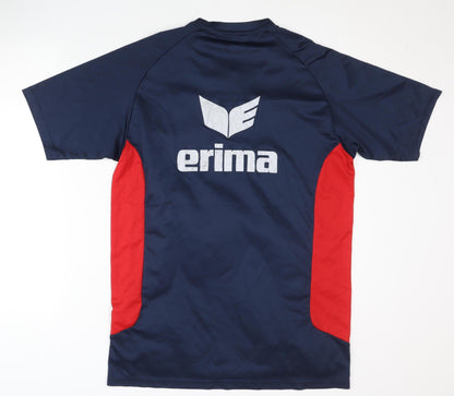 Erima Men's XL Blue Red Sports Jersey T-Shirt