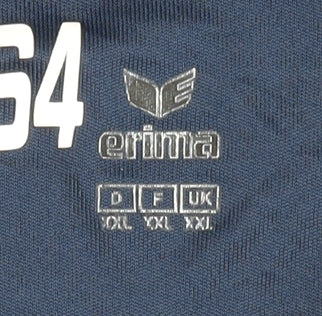 Erima Men's XL Blue Red Sports Jersey T-Shirt