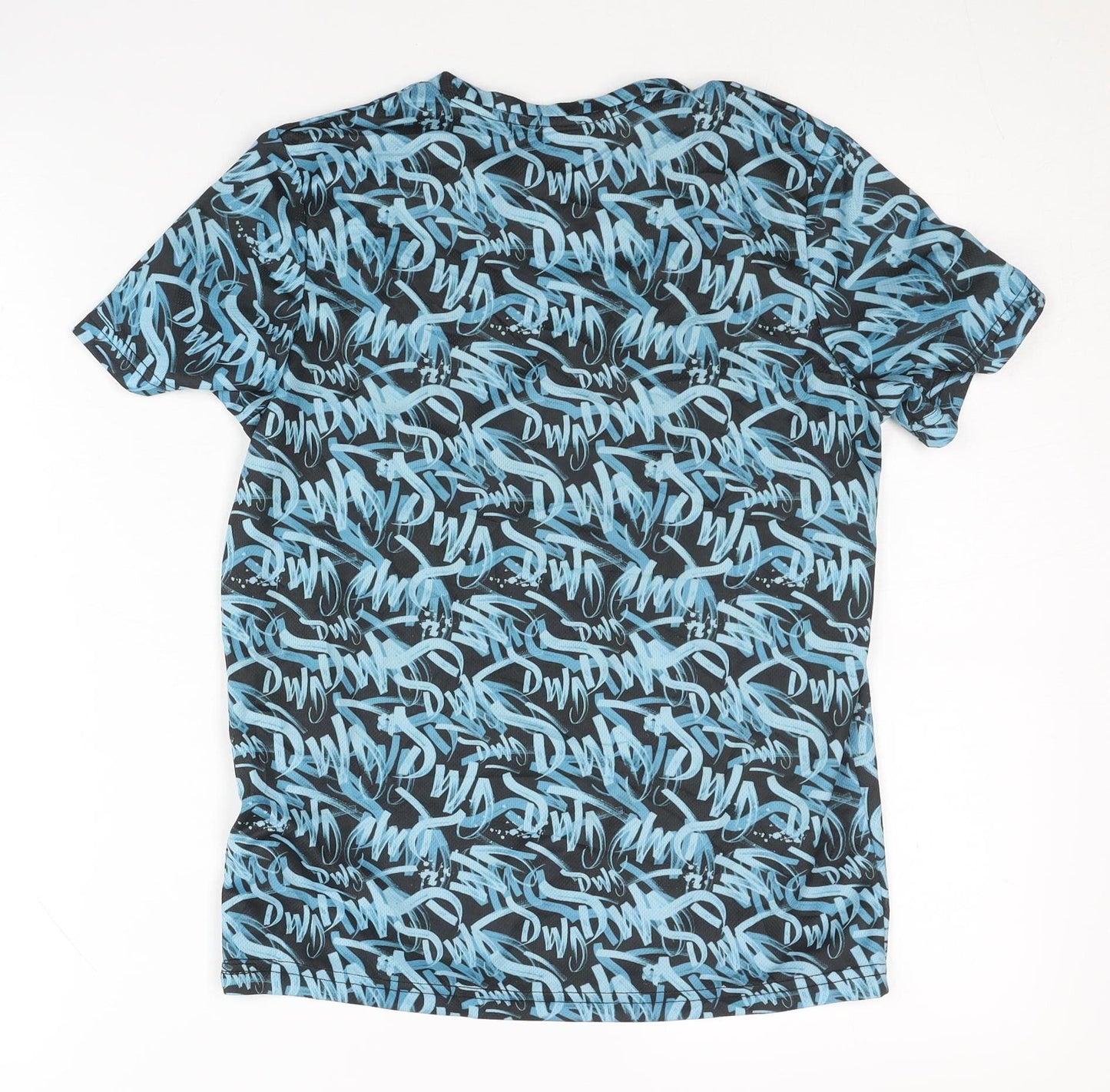 C&A Boys Blue Graphic Print T-Shirt Size 18