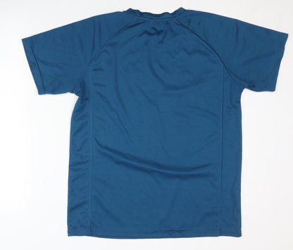 Great South Run Men's Blue Medium Graphic Running T-Shirt