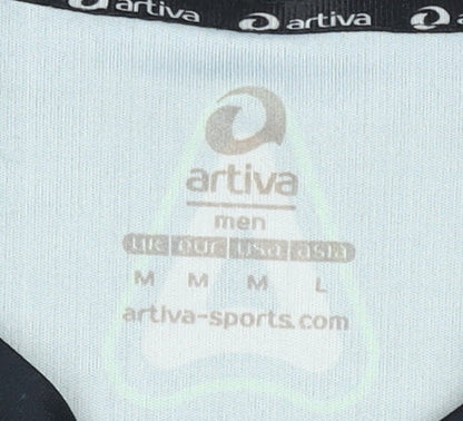 Artiva Men's Multicoloured M Athletic T-Shirt
