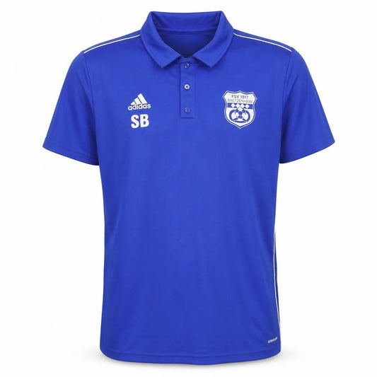 Mens UK Size XL adidas Blue Football Gym & Training Polo