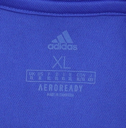 Adidas Men's Blue XL Polo Football Jersey