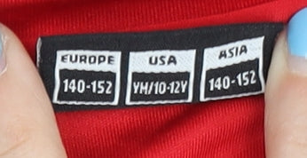 Hummel Boys Red Jersey T-Shirt, Size 12-13 Years