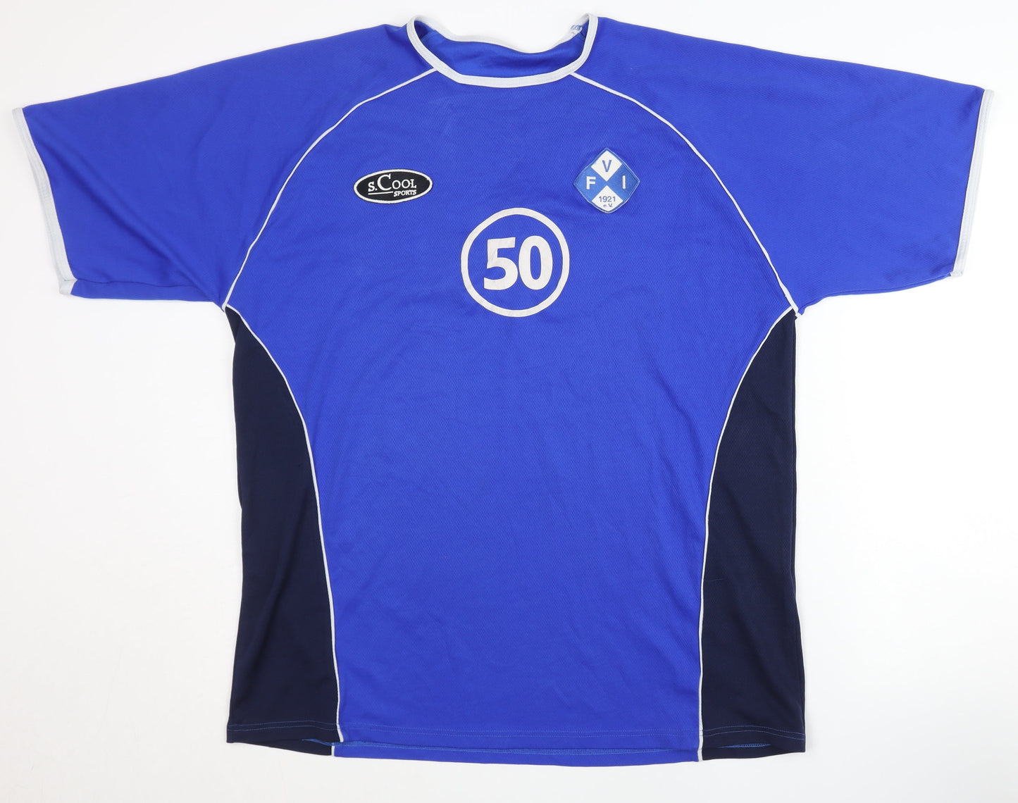 s.Cool Sports Unisex XL Blue Cycling Jersey