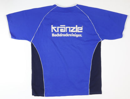 s.Cool Sports Unisex XL Blue Cycling Jersey