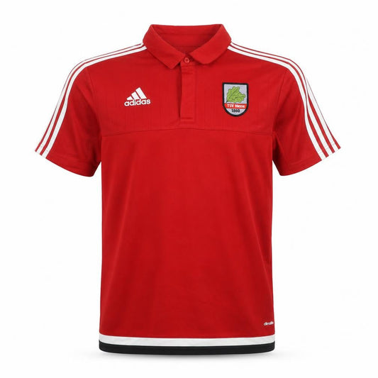 Mens UK Size M adidas Red  Polo