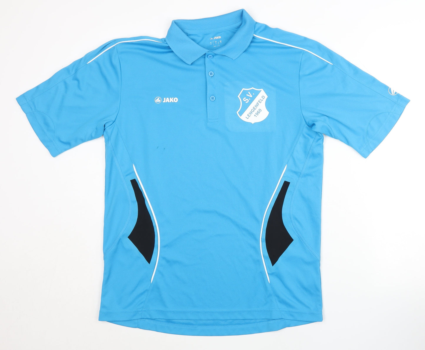 Jako Men's Blue Polo Shirt Medium Logo