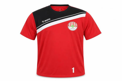 Front view of Masita Men's Red 3XL Football Jersey T-Shirt