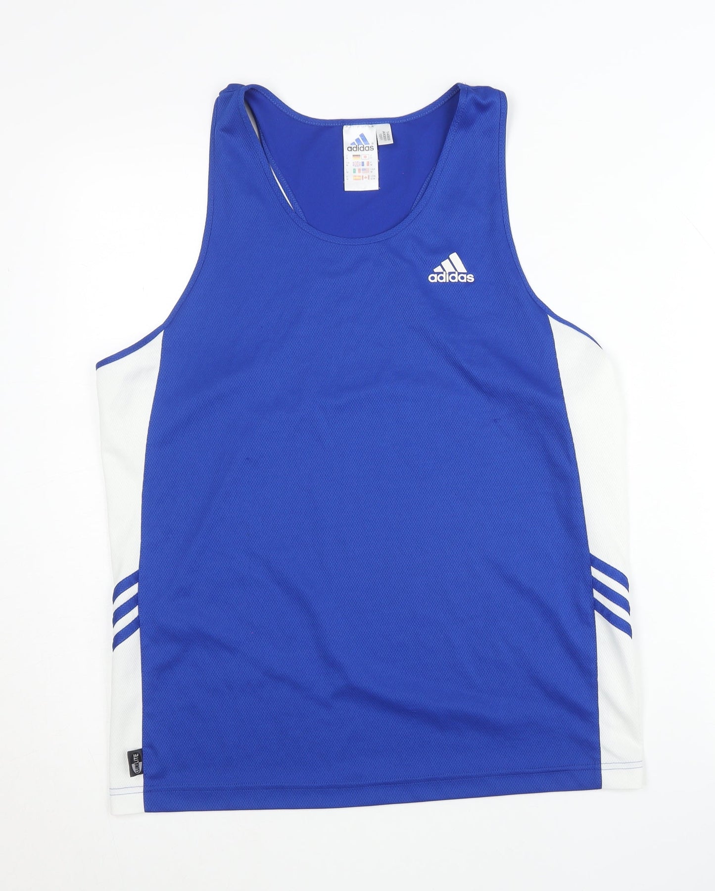 Adidas Men's Blue Running Tank, Size M