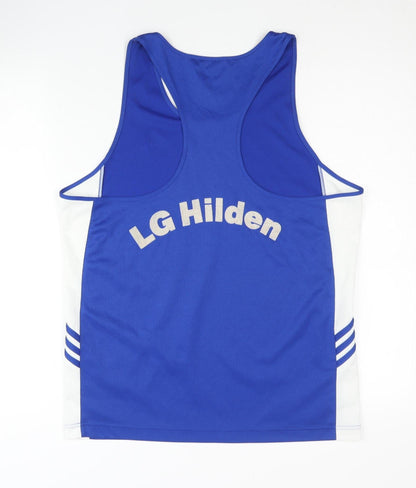 Adidas Men's Blue Running Tank, Size M