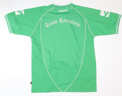 Legea Men's Green Jersey L Sports V-Neck