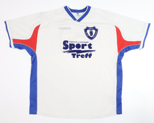 Prostar Men's White Jersey XL with Logo Accents