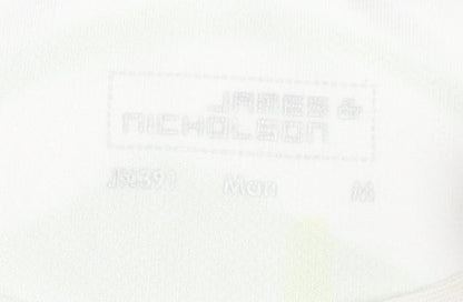 James & Nicholson Men's Blue & White Graphic T-Shirt