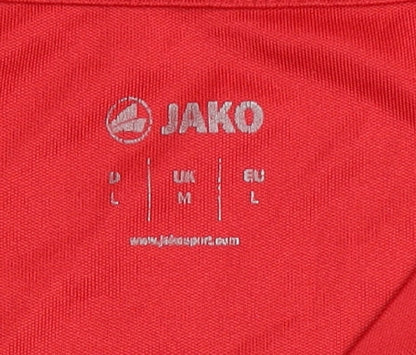 JAKO Men's Red Jersey T-Shirt, Size L