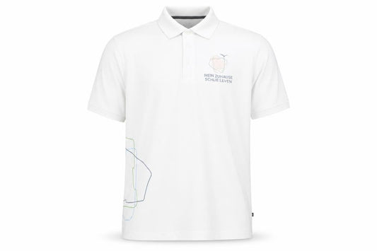 Tee Jays Men's White Polo Shirt L