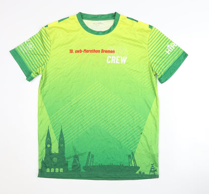 Pole Position Men's Green M Running T-Shirt Jersey