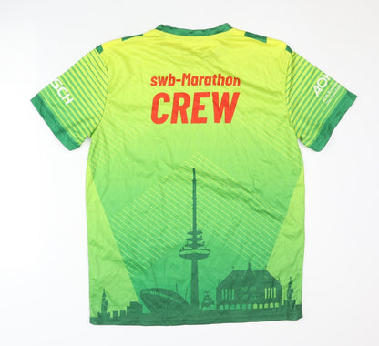 Pole Position Men's Green M Running T-Shirt Jersey