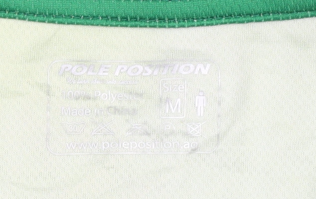 Pole Position Men's Green M Running T-Shirt Jersey
