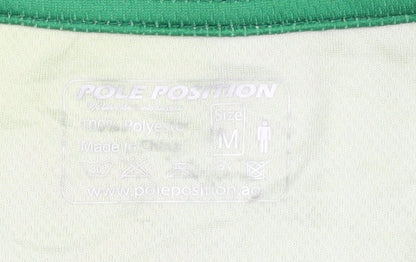 Pole Position Men's Green M Running T-Shirt Jersey