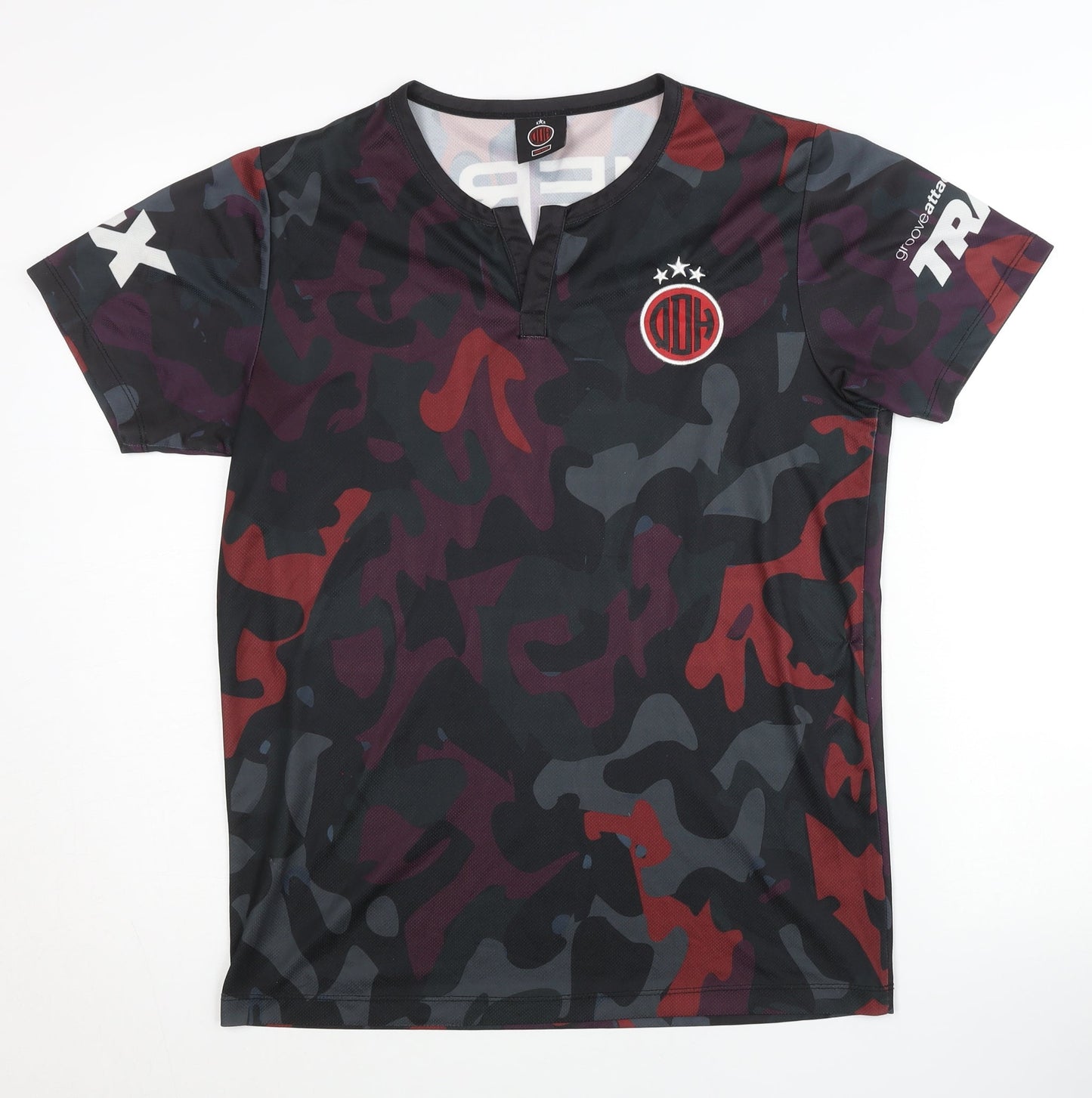 Unisex Multicoloured Camouflage Football Top - One Size