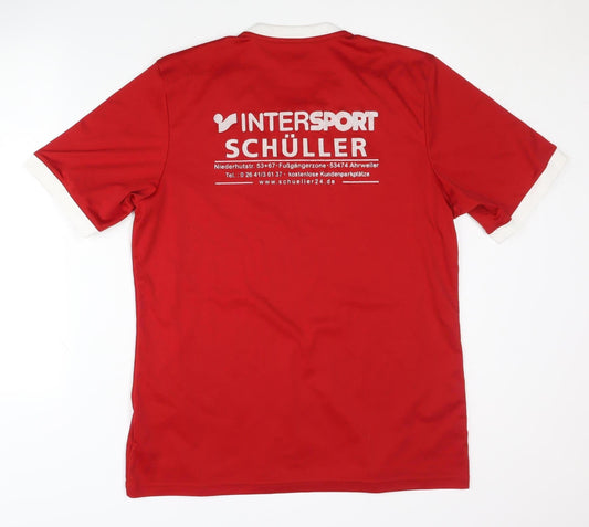 Adidas Men's Red Football Jersey L