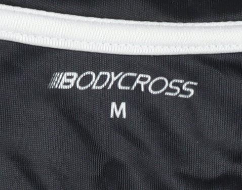 Bodycross Men's Black Blue Medium Running T-Shirt