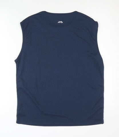 Active Men's Blue Tank Top M Sports Lightweight