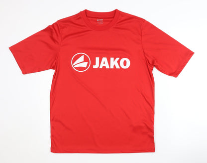 JAKO Men's Red Jersey T-Shirt, Size S