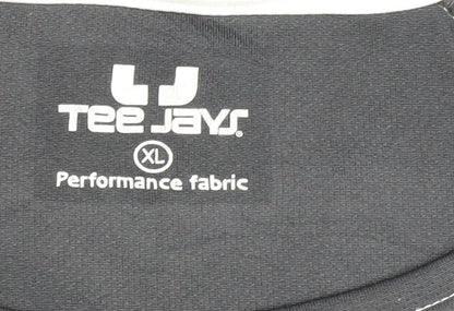 Tee Jays Men's Black XL Sports T-Shirt