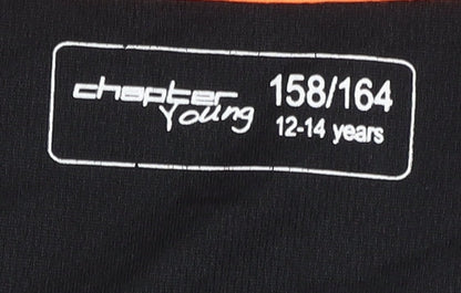 Chapter Young Boys Black Tank Top 12-14 Years Sleeveless Jersey