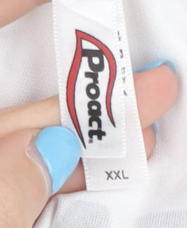 Proact Men's White 2XL Running T-Shirt