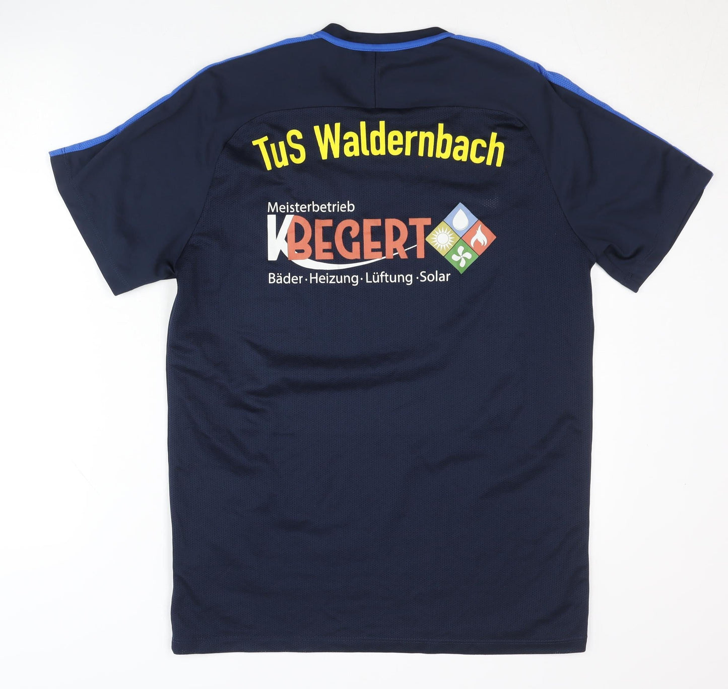 Nike Men's Blue Jersey T-Shirt Size L