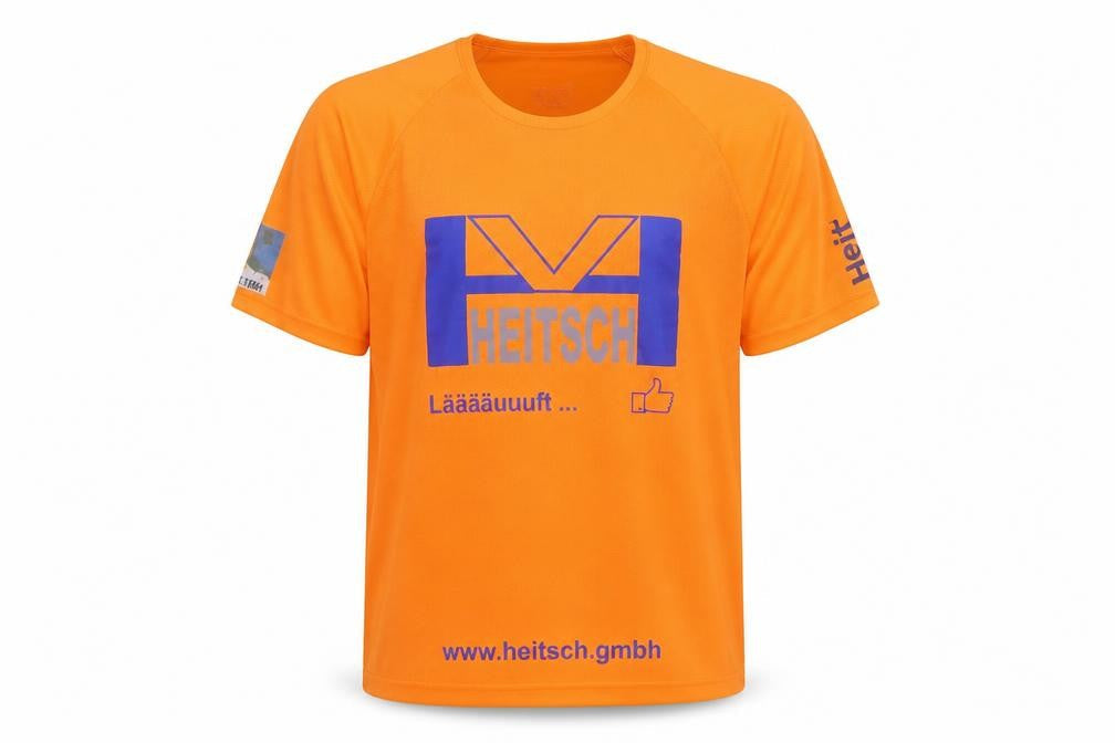 Front view of SOL'S Men's Orange T-Shirt L Activewear Jersey