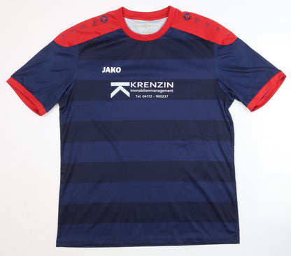 Jako Men's Blue Football Jersey L