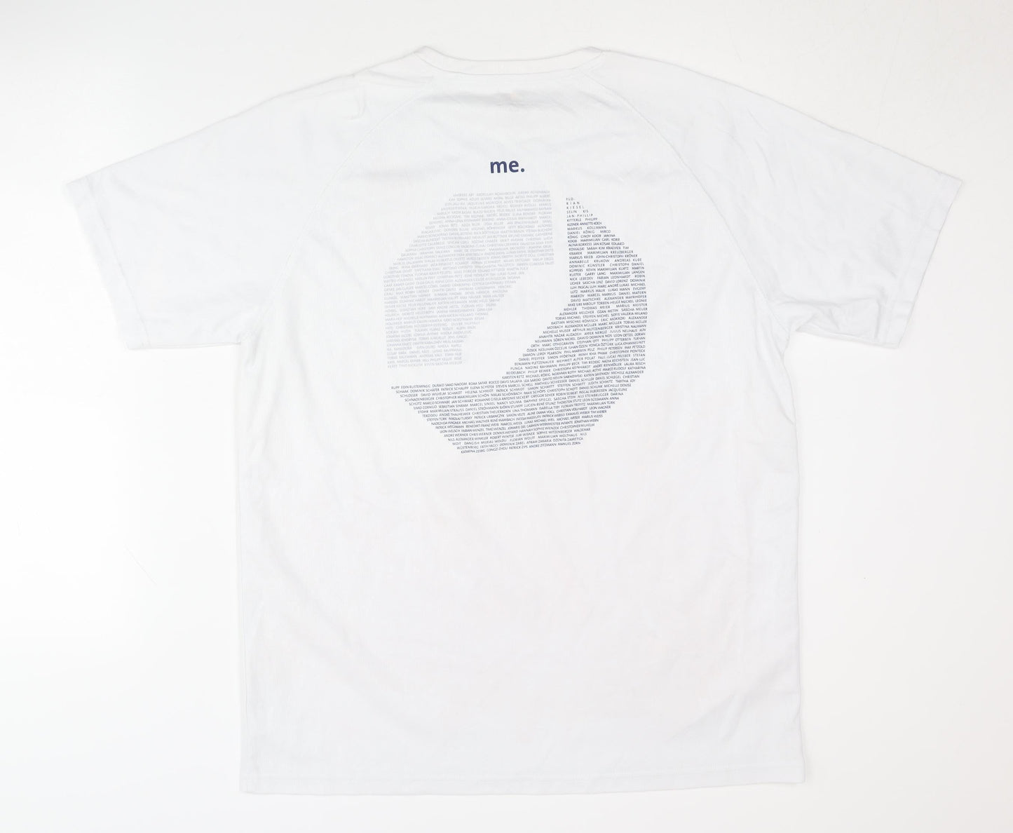Fruit of the Loom Men's White L T-Shirt Graphic Print