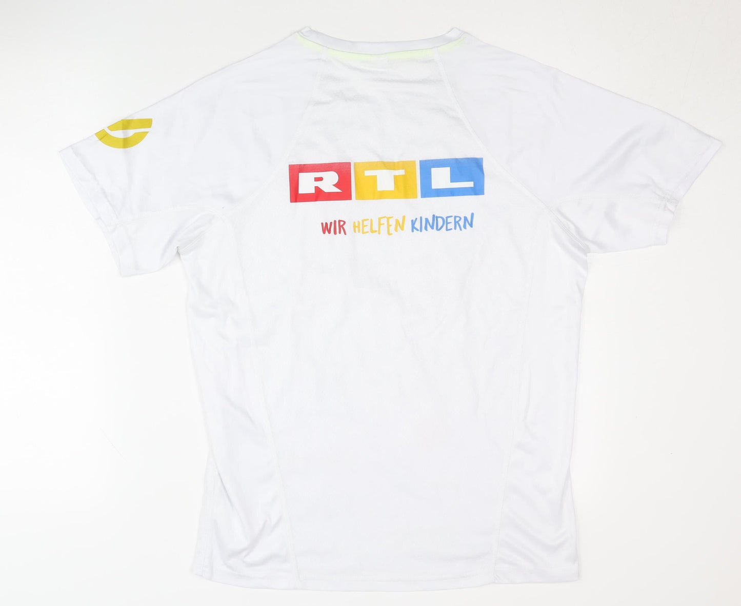 Roly Sport Unisex White Active T-Shirt M