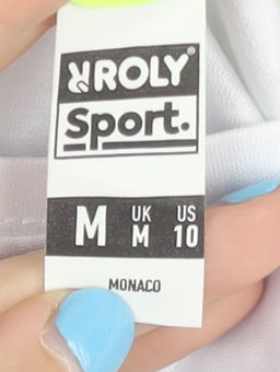 Roly Sport Unisex White Active T-Shirt M