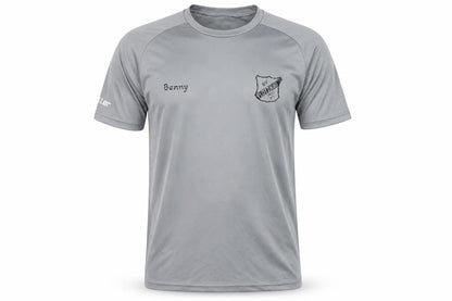 Mens UK Size M Saller Grey Football T-Shirt