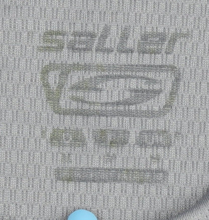 Saller Men's Grey Football Jersey T-Shirt