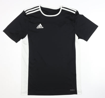 Adidas Men's Black Gym T-Shirt, Size S, Jersey Style