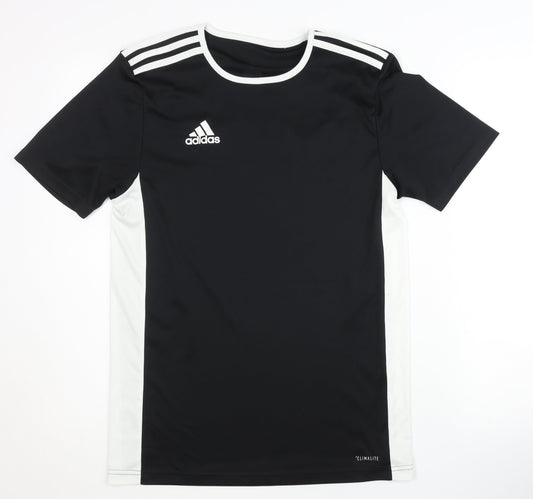 Adidas Men's Black Gym T-Shirt, Size S, Jersey Style