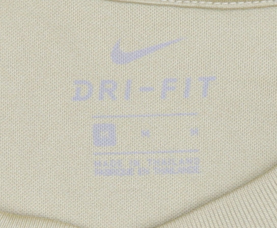 Nike Men's Gold T-Shirt L Jersey for Gym & Training