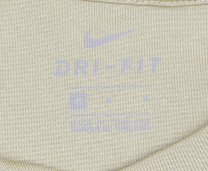 Nike Men's Gold T-Shirt L Jersey for Gym & Training