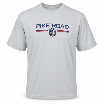 Front view of Sport-Tek Men's Grey Graphic XL T-Shirt